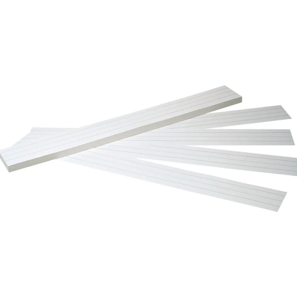 White Sentence Strips - 100 Strips