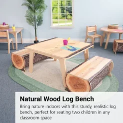 Whitney Brothers® Nature View Live Edge Log Bench - 14