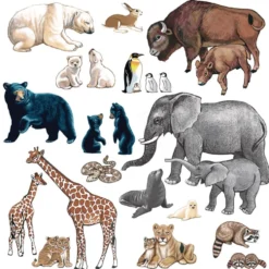Wild Animals Felt Set