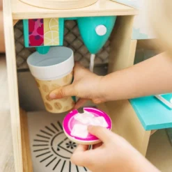 Wooden Café Barista Coffee Shop