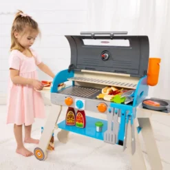 Wooden Deluxe Barbecue Grill, Smoker and Pizza Oven