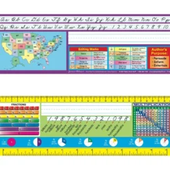 Zaner-Bloser Intermediate Two-Sided Cardstock Desktop Helpers™ with Testing Inserts - Set of 12