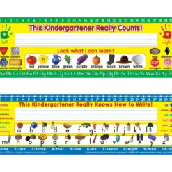 Zaner-Bloser Kindergarten Two-Sided Cardstock Desktop Helpers™ with Testing Inserts - Set Of 12