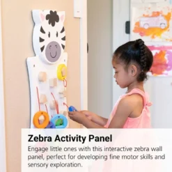 Zebra Activity Wall Panel