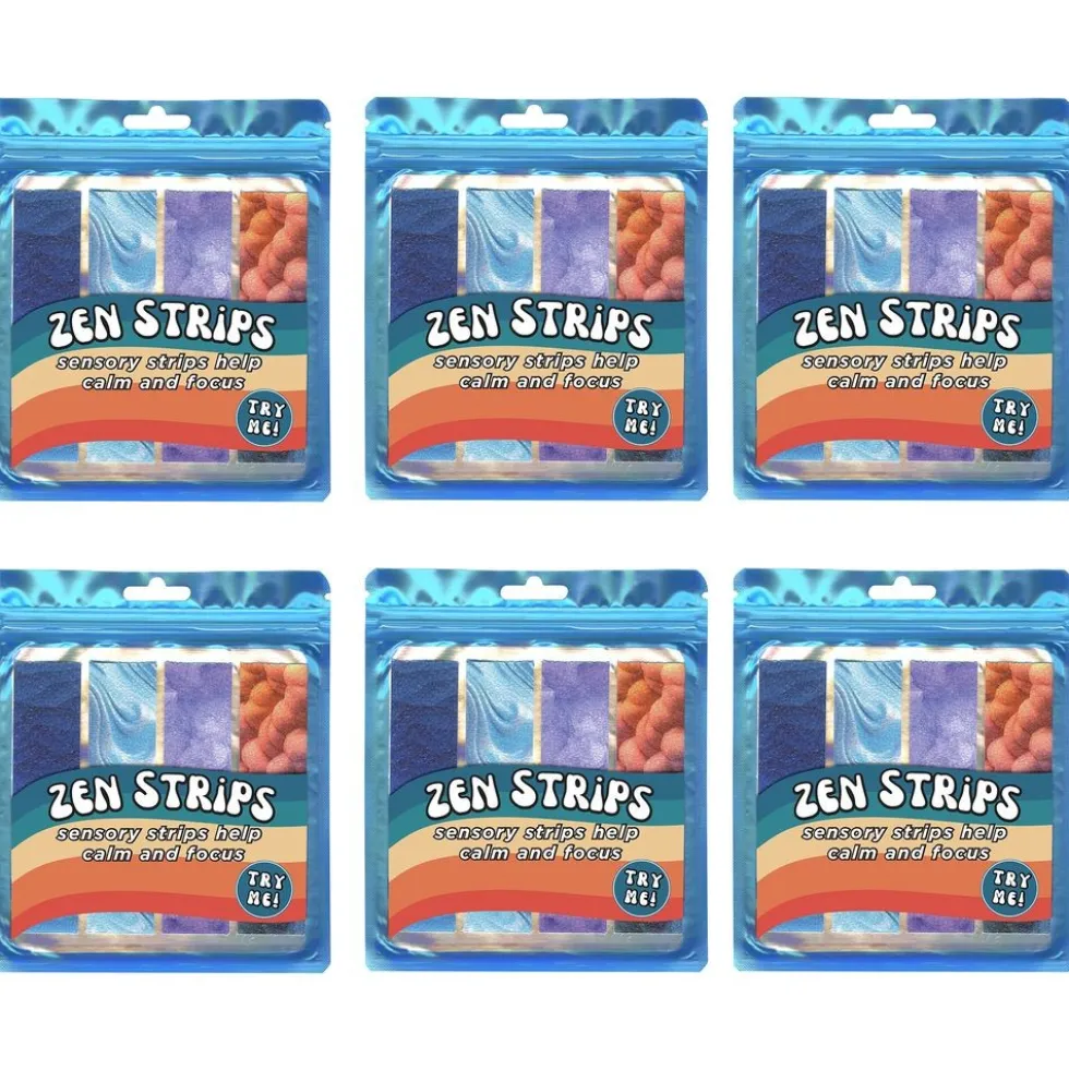 Zen Sensory Strips Sand Gradient-Set of 6