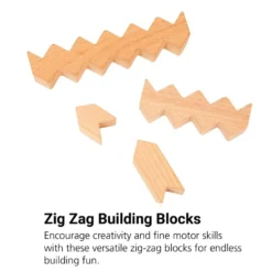 Zig Zag Blocks - Set of 30