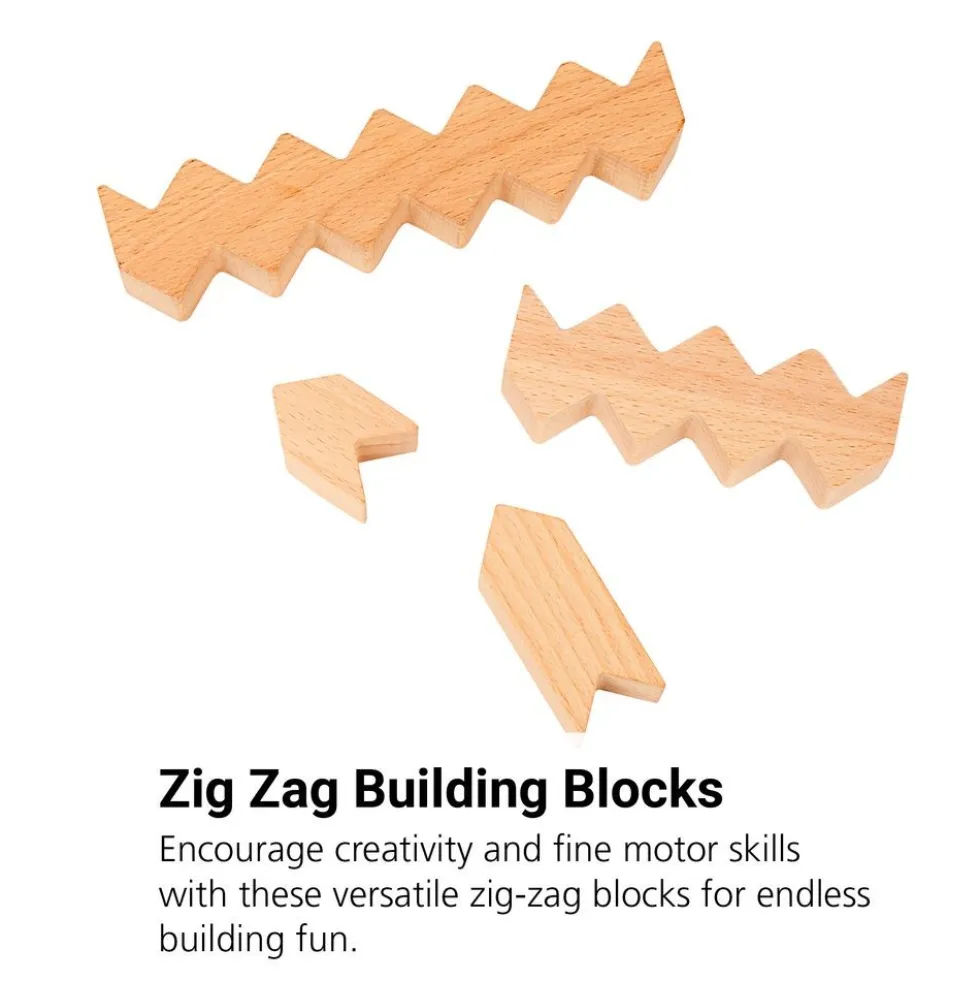 Zig Zag Blocks - Set of 30